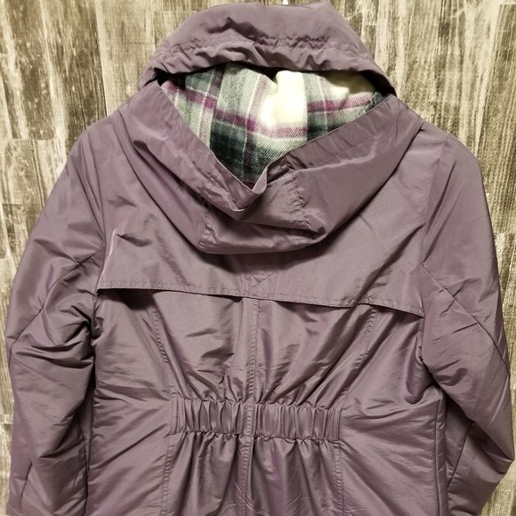 NWT Neyelle Water Resist/Insul Flannel Trim Jacket - Picture 3 of 13